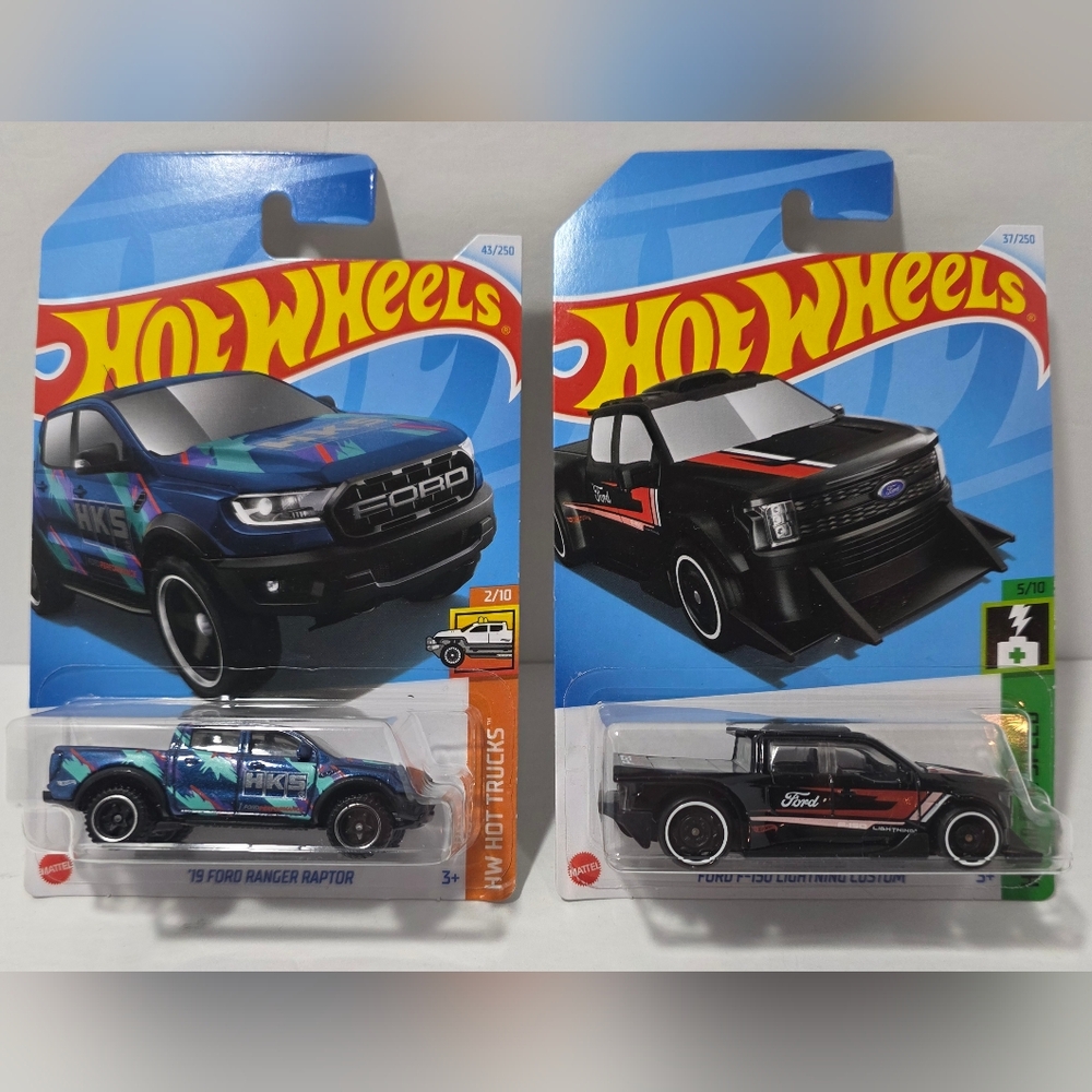*Special Offer* Hot Wheels Ford Ranger Raptor and F-150 Lightning Set